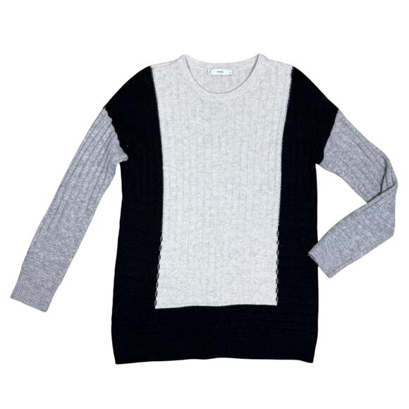 Vince Intarsia Colorblock Wool Cashmere Crew Sweater XS - Picture 6 of 11